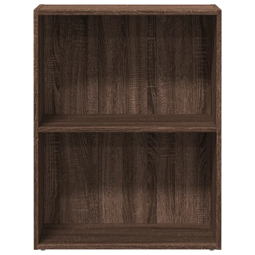 Bücherregal Braun Eichen-Optik 60x30x77 cm Holzwerkstoff