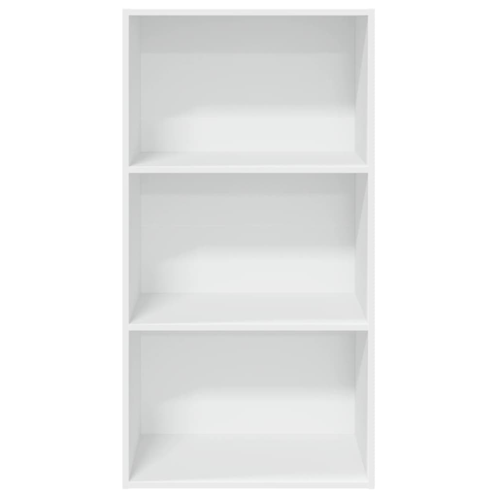 Bookshelf White 60x30x114 cm Wood Material