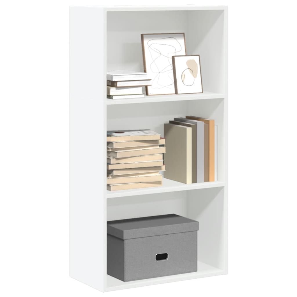 Bookshelf White 60x30x114 cm Wood Material