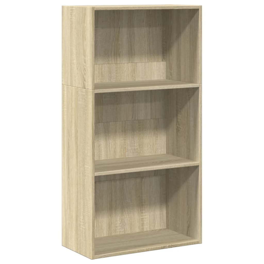 Bookshelf Sonoma Oak 60x30x114 cm Wood Material