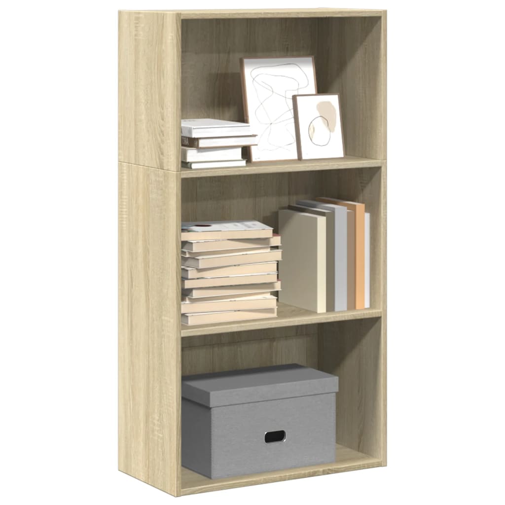 Bookshelf Sonoma Oak 60x30x114 cm Wood Material