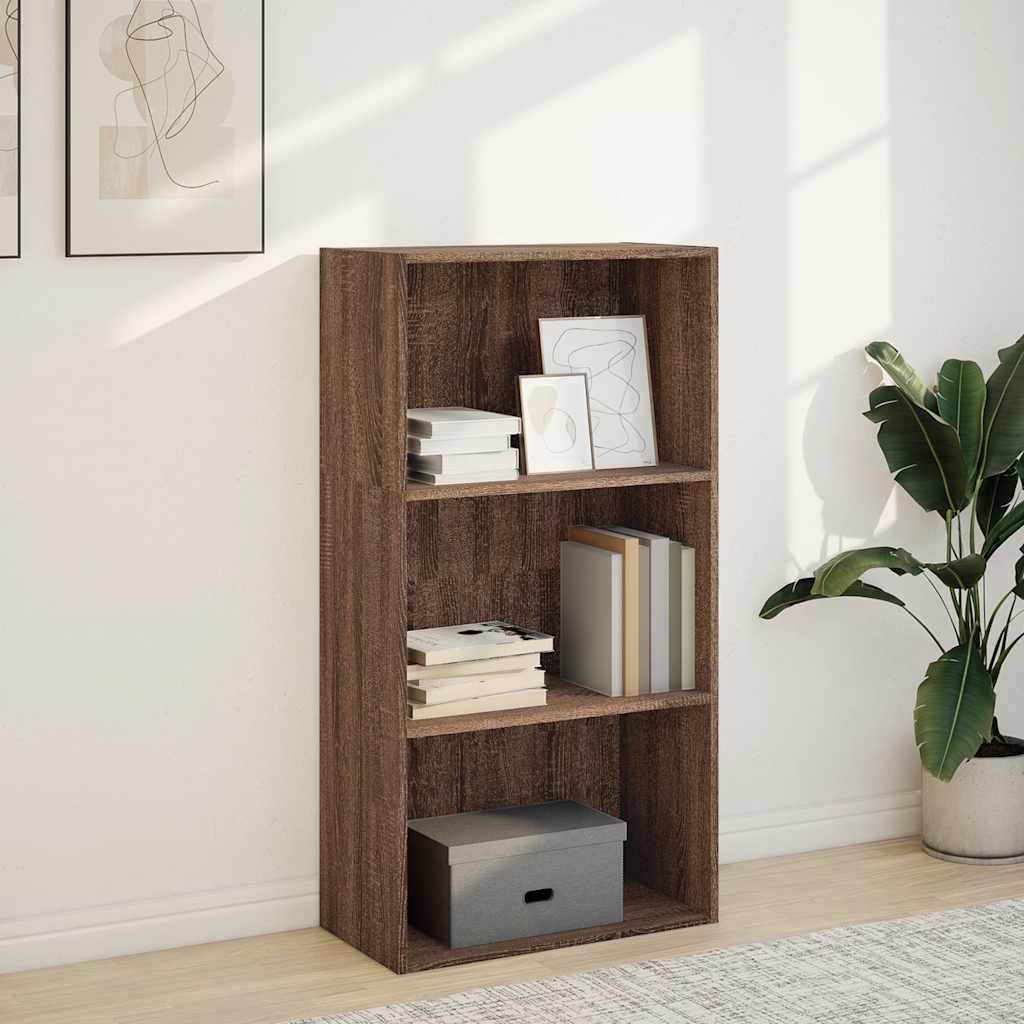 Bookshelf Brown Oak Look 60x30x114 cm Wood Material