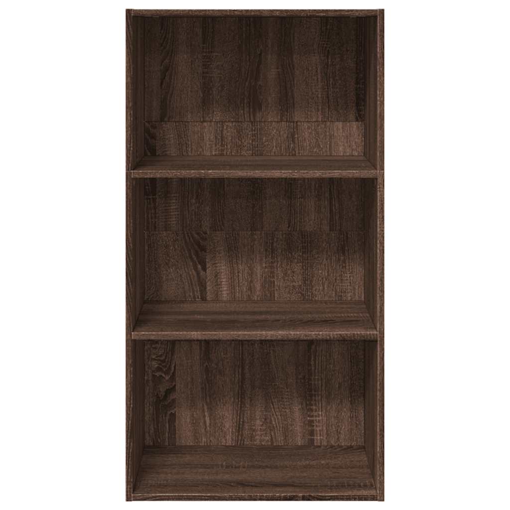 Bookshelf Brown Oak Look 60x30x114 cm Wood Material