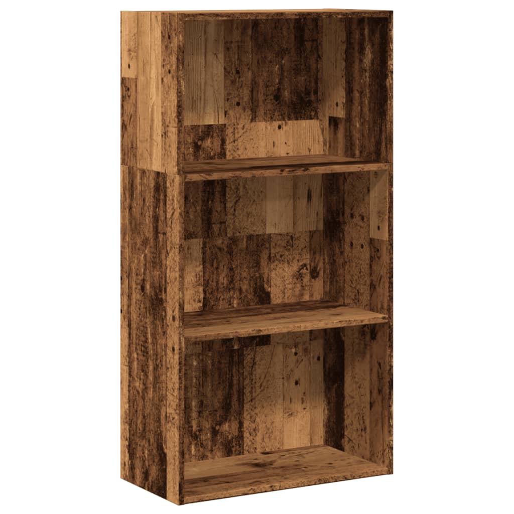 Bookshelf old wood look 60x30x114 cm wood material