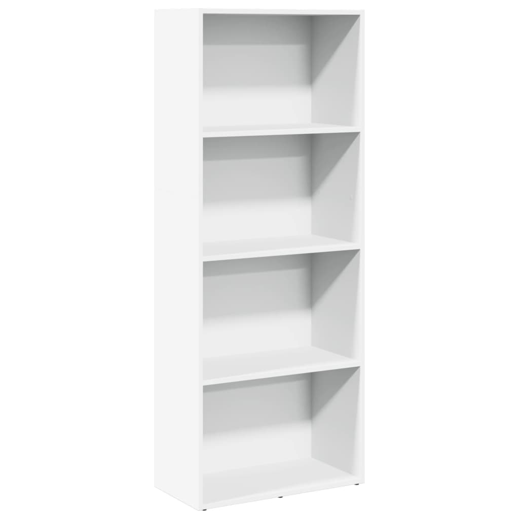 Bookcase White 60x30x152 cm Wood Material