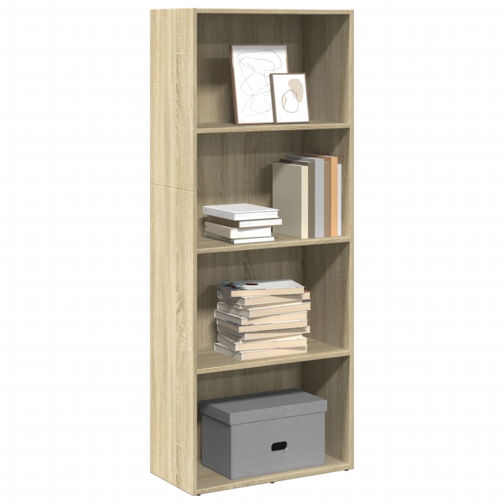 Bookshelf Sonoma Oak 60x30x152 cm Wood Material