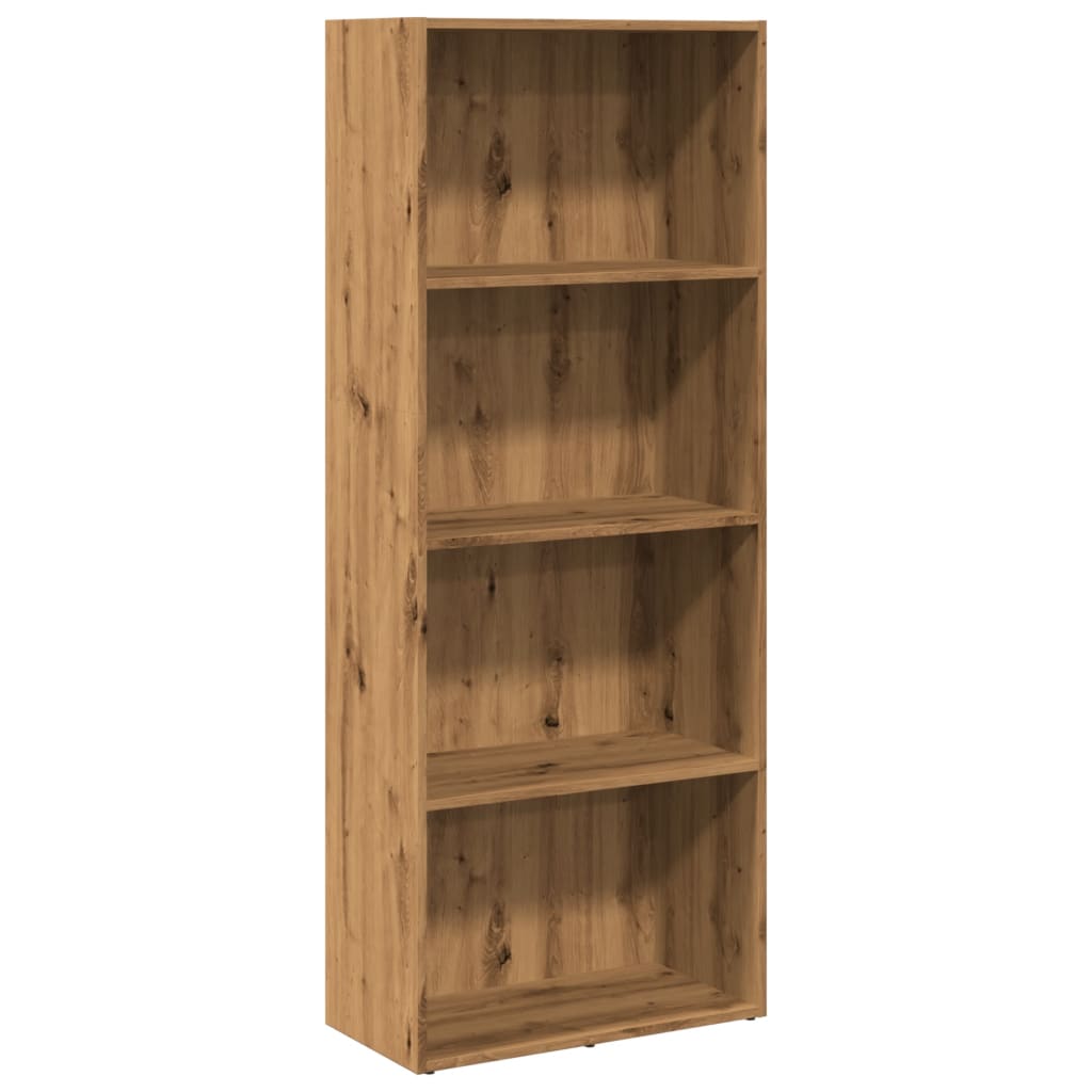 Bookshelf Artisan Oak 60x30x152 cm Wood Material