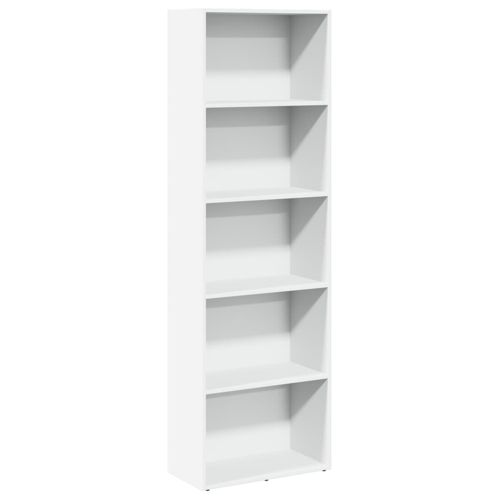 Bookshelf White 60x30x189 cm Wood Material