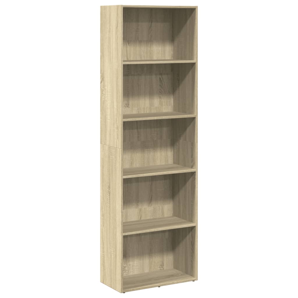 Bookshelf Sonoma Oak 60x30x189 cm Wood Material