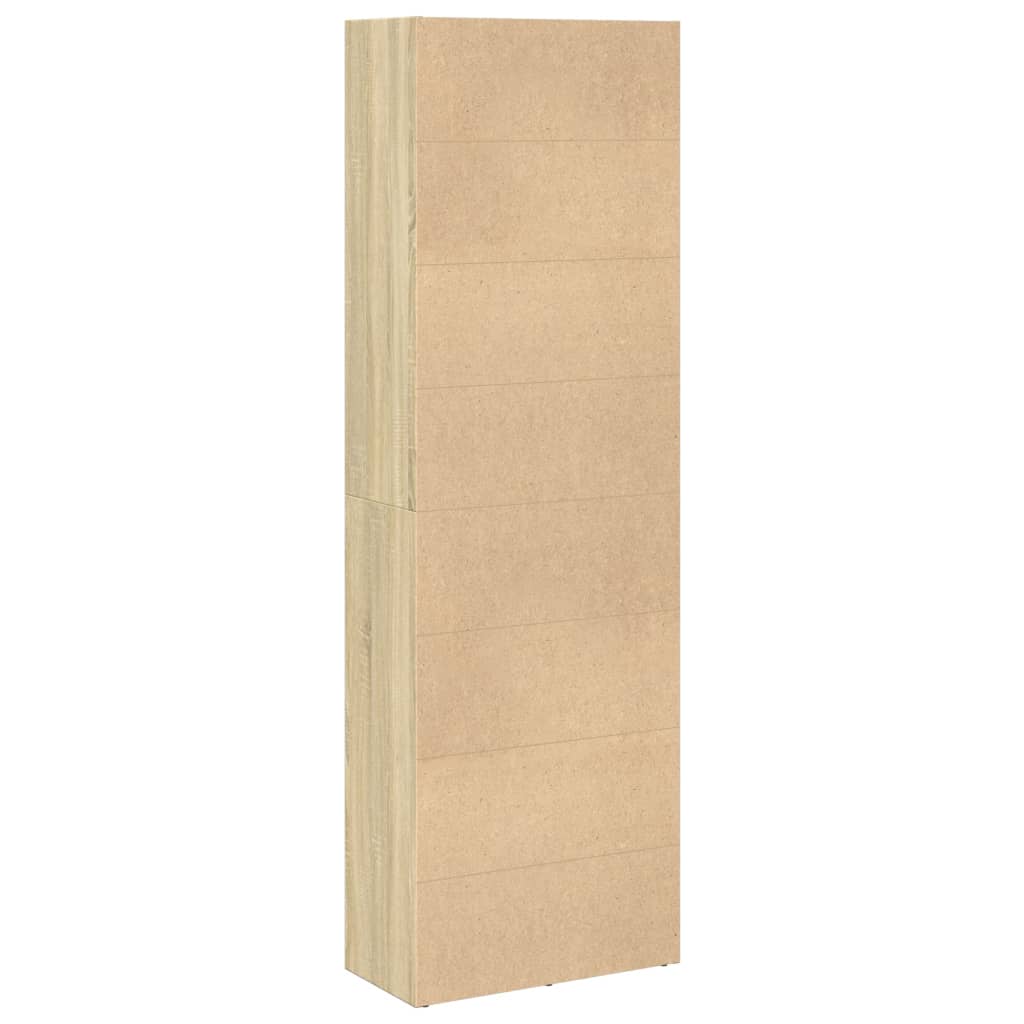 Bücherregal Sonoma-Eiche 60x30x189 cm Holzwerkstoff