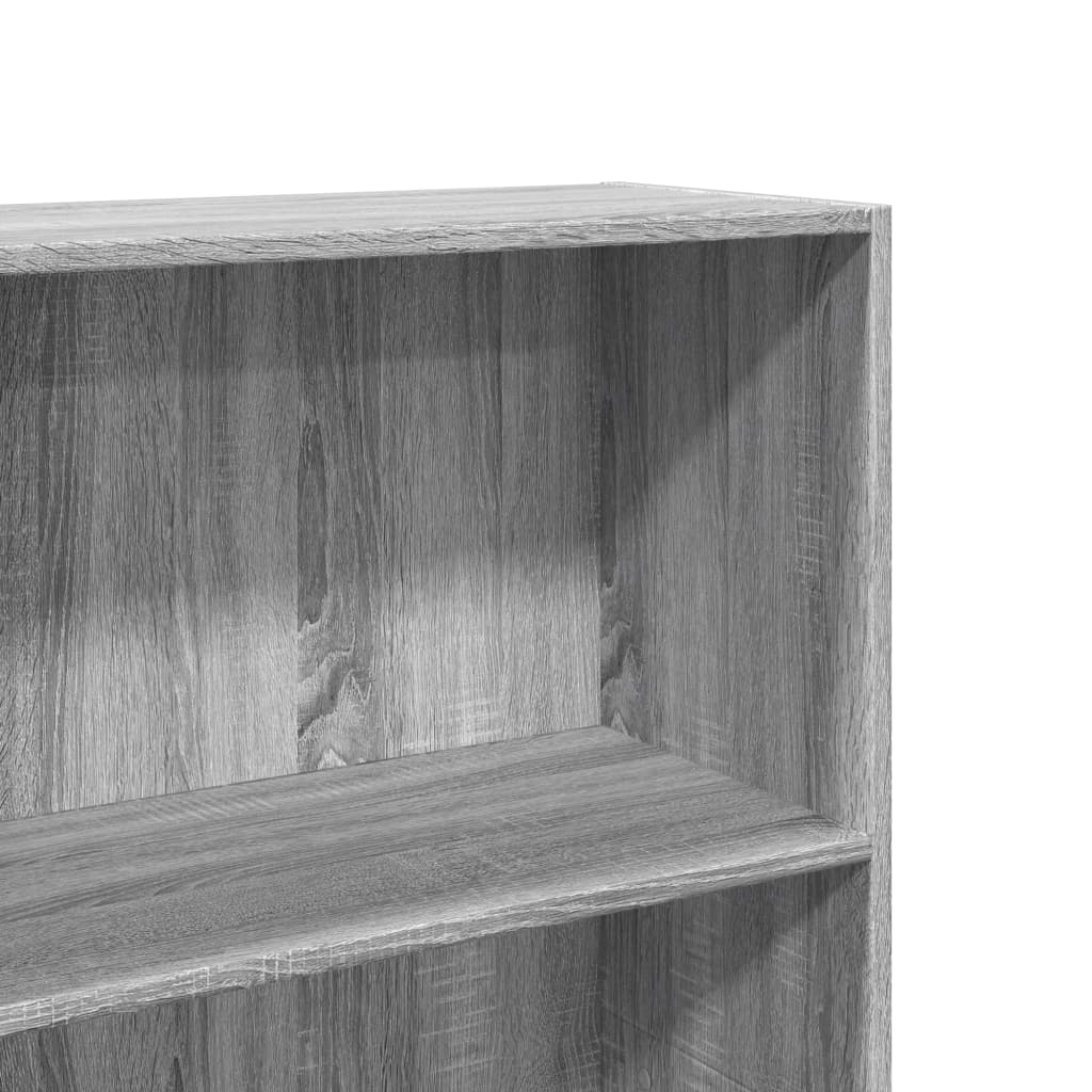 Bookshelf Gray Sonoma 60x30x189 cm Wood Material