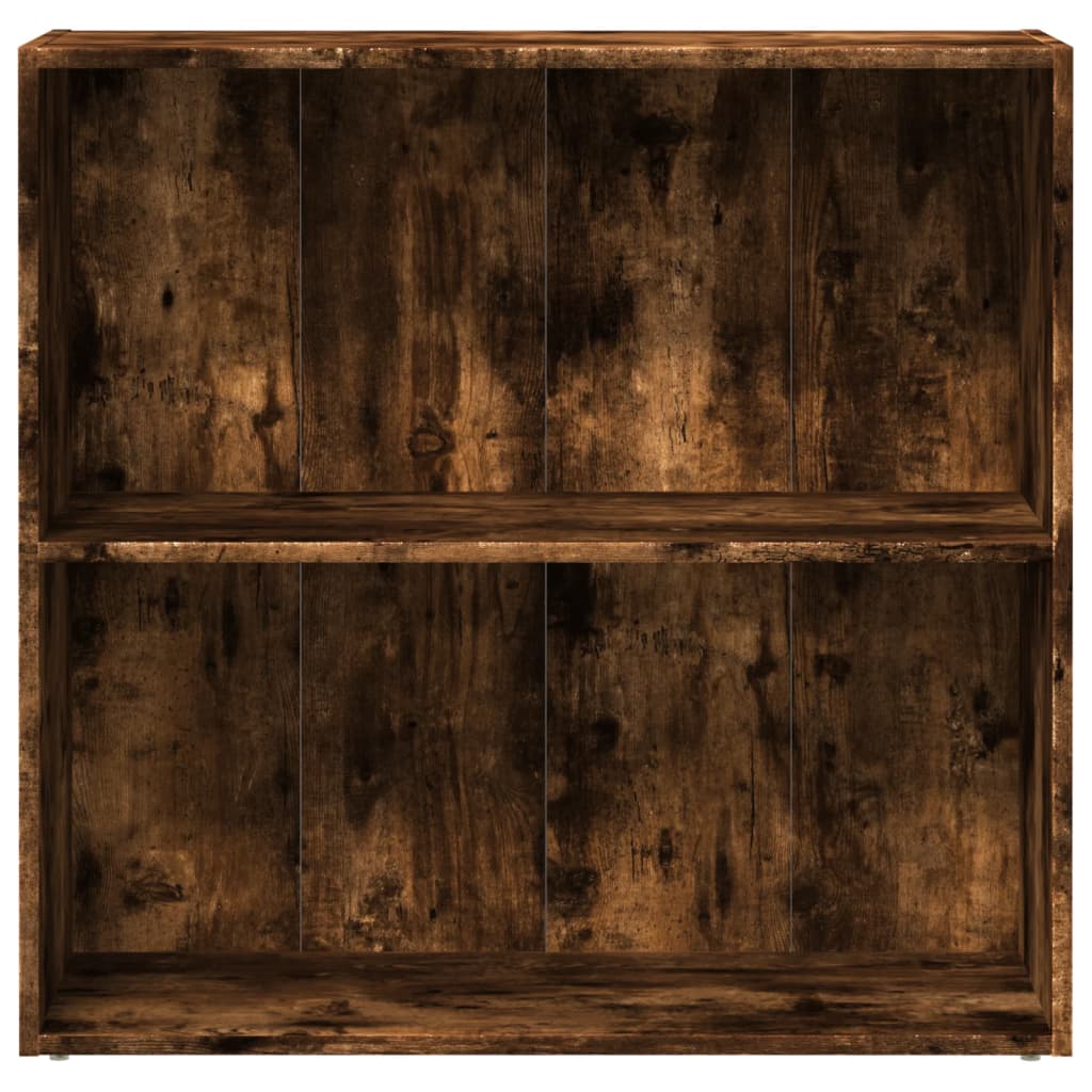 Bookshelf Smoked Oak 80x30x77 cm Wood Material