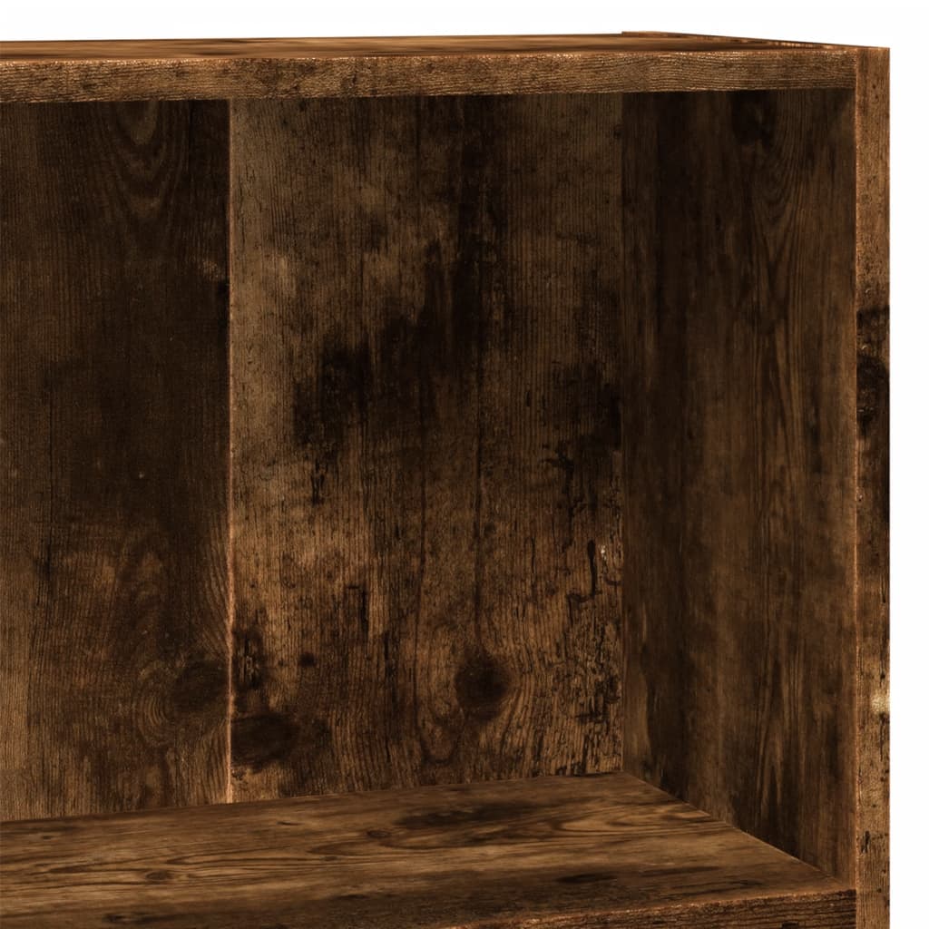 Bookshelf Smoked Oak 80x30x77 cm Wood Material