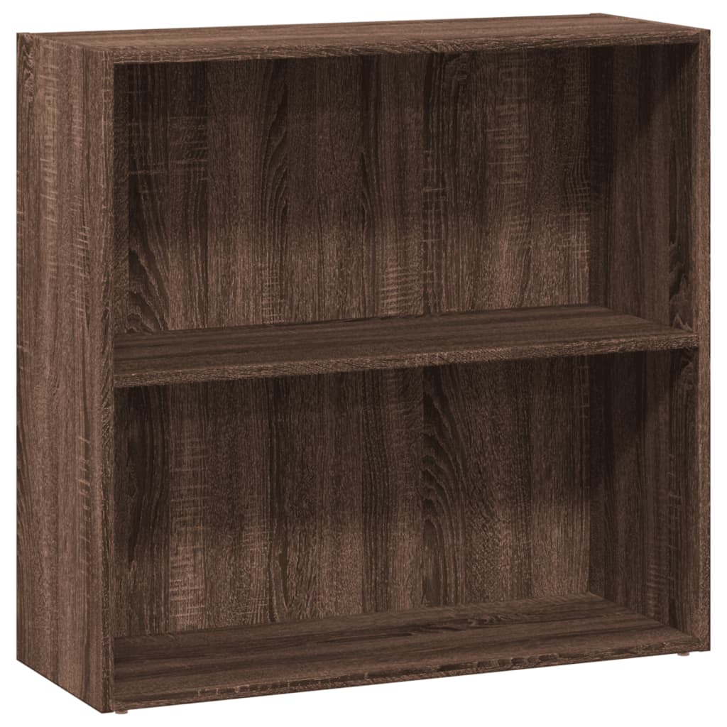 Bookshelf Brown Oak Look 80x30x77 cm Wood Material