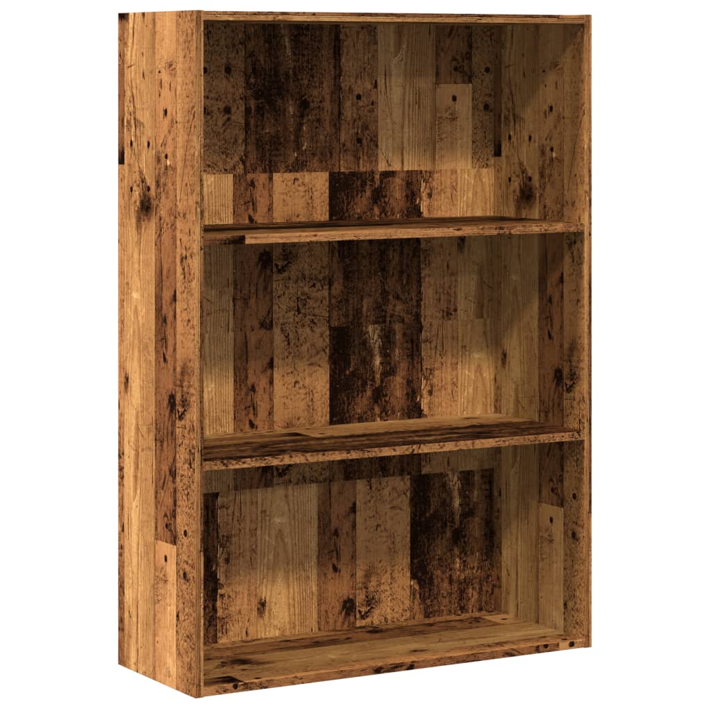 Bookshelf old wood look 80x30x114 cm wood material