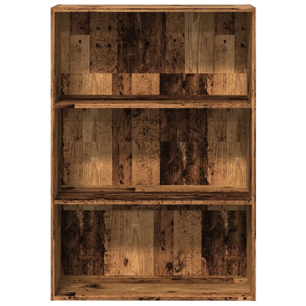 Bookshelf old wood look 80x30x114 cm wood material