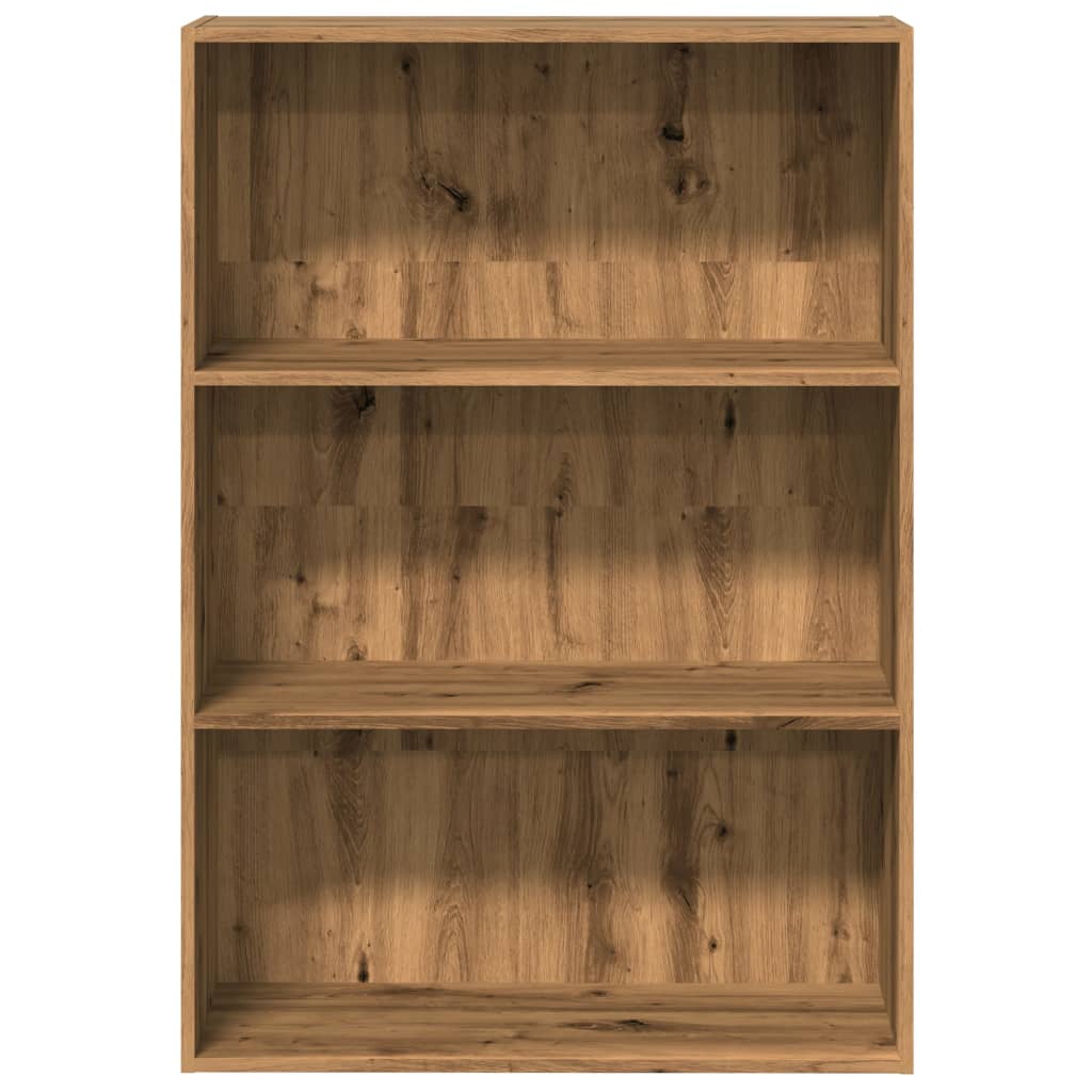 Bookshelf Artisan Oak 80x30x114 cm Wood Material