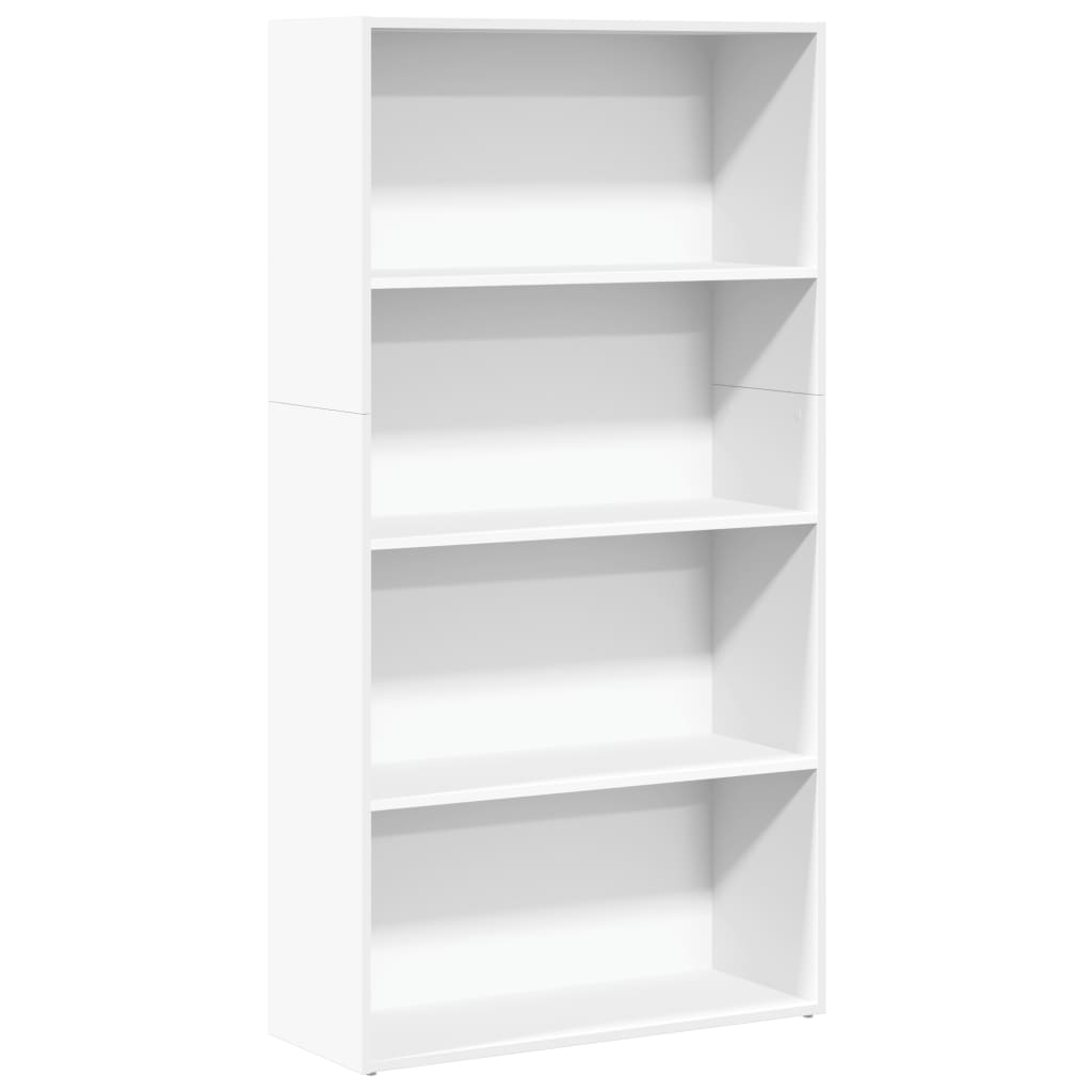 Bookshelf White 80x30x152 cm Wood Material