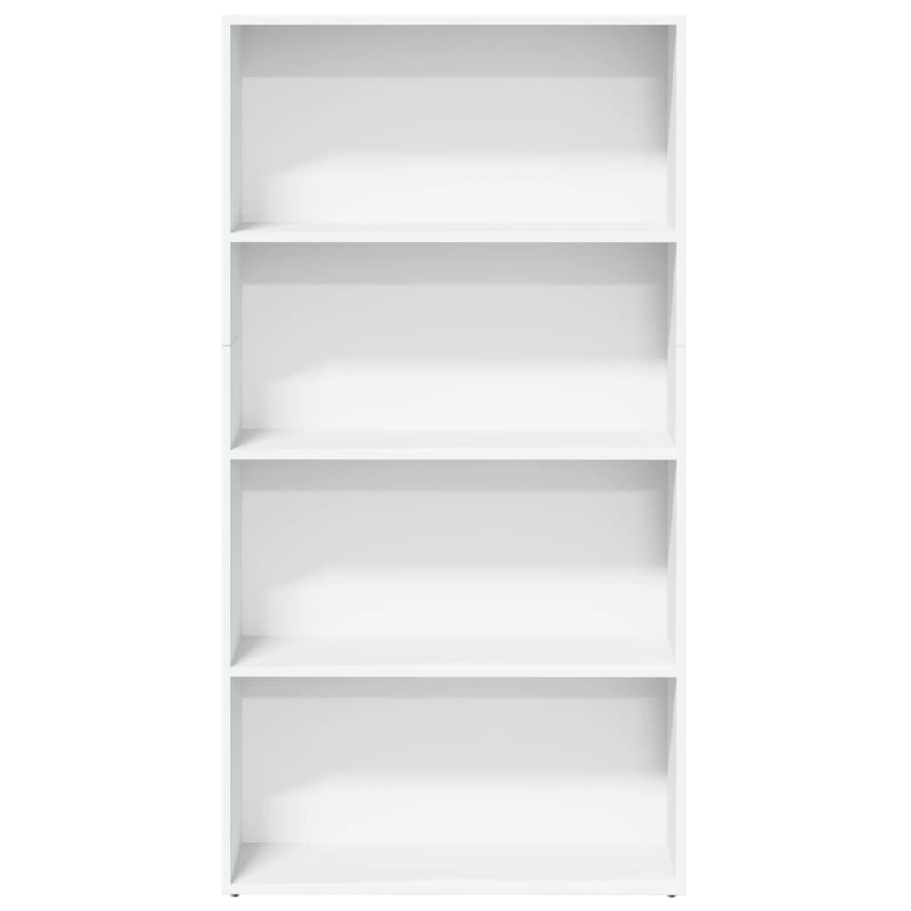 Bookshelf White 80x30x152 cm Wood Material