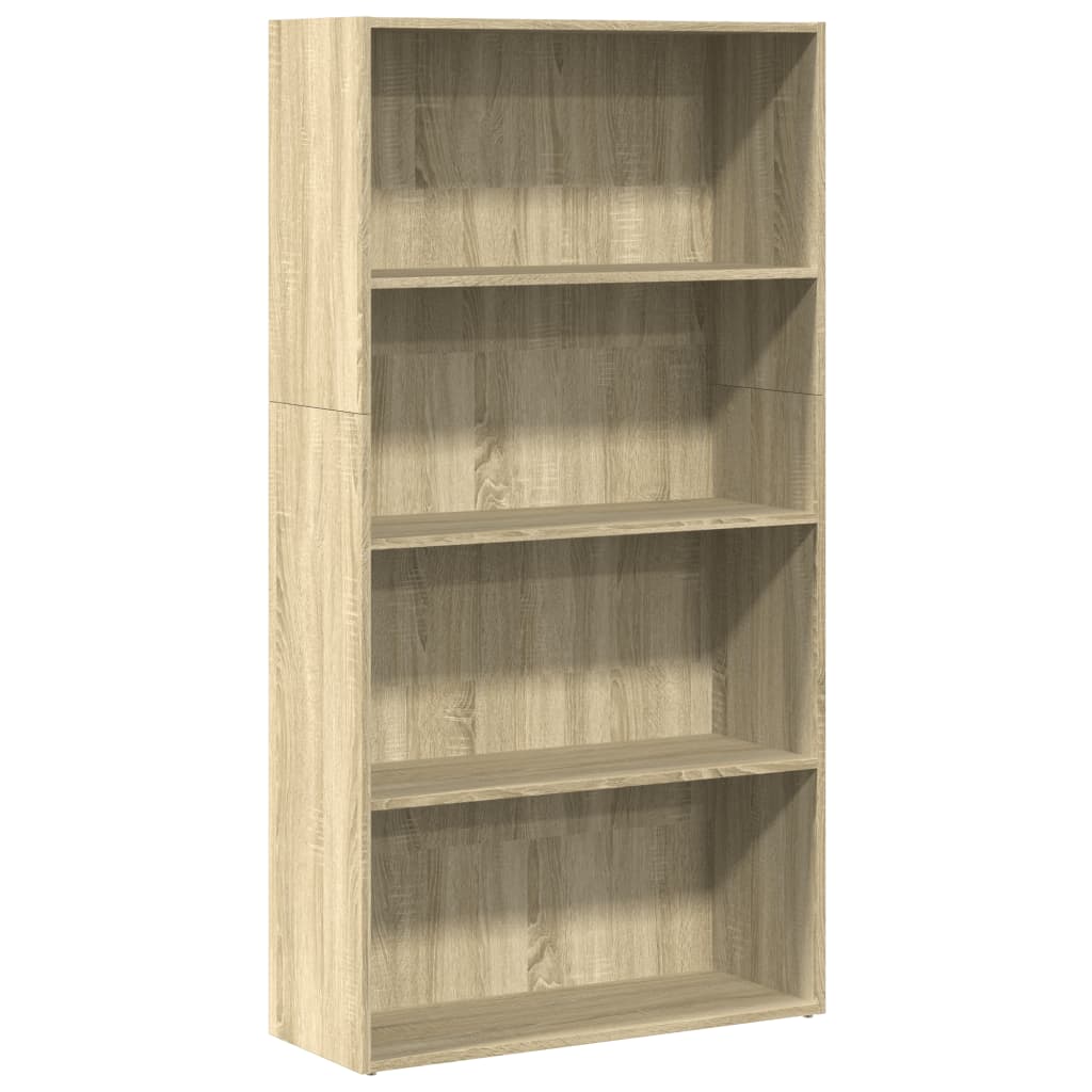 Bookshelf Sonoma Oak 80x30x152 cm Wood Material