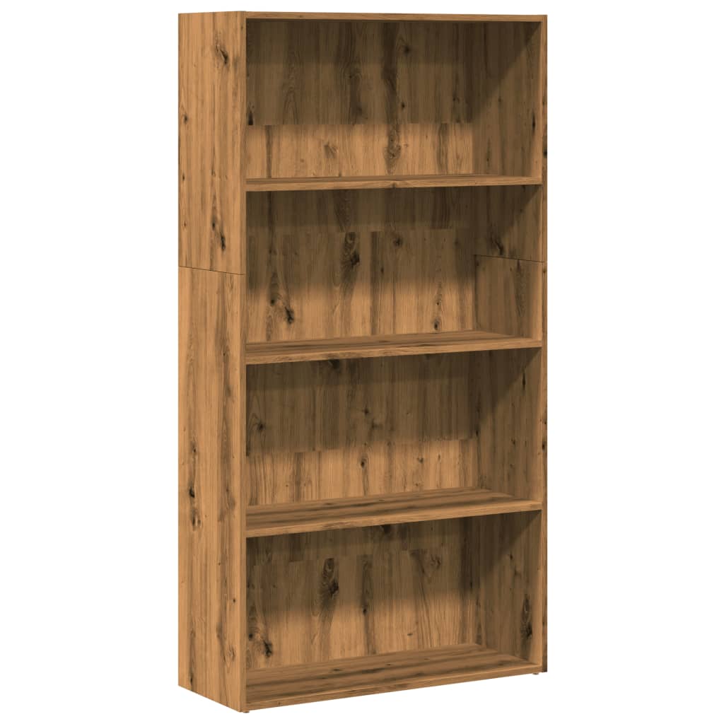 Bookshelf Artisan Oak 80x30x152 cm Wood Material