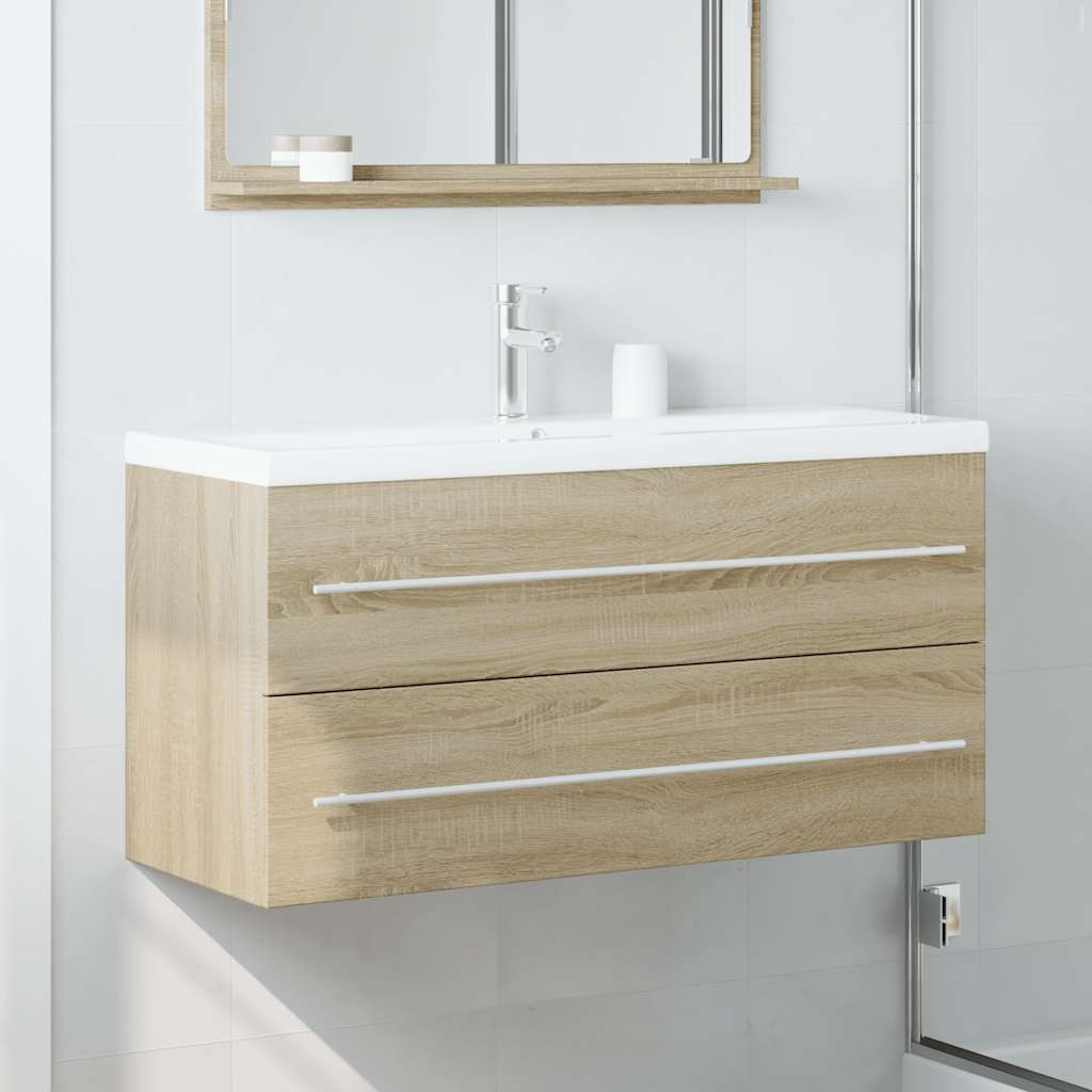 washbasin base cabinet Sonoma oak 100x38.5x48 cm