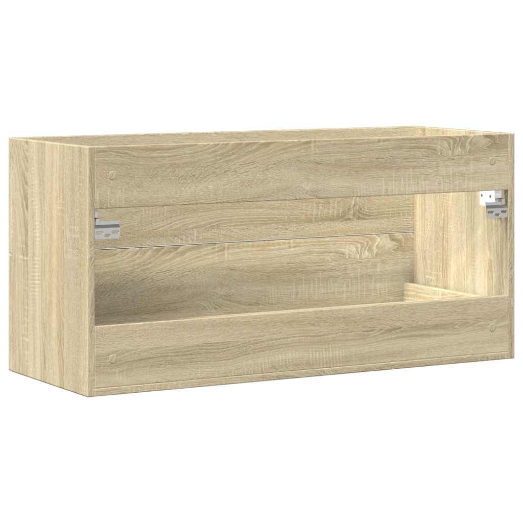 washbasin base cabinet Sonoma oak 100x38.5x48 cm