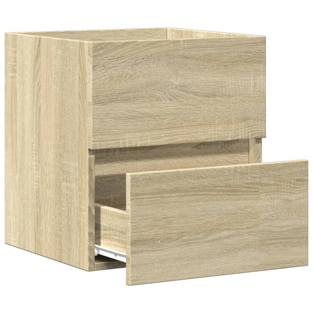 Washbasin base cabinet Sonoma oak 41x38.5x45cm wood material