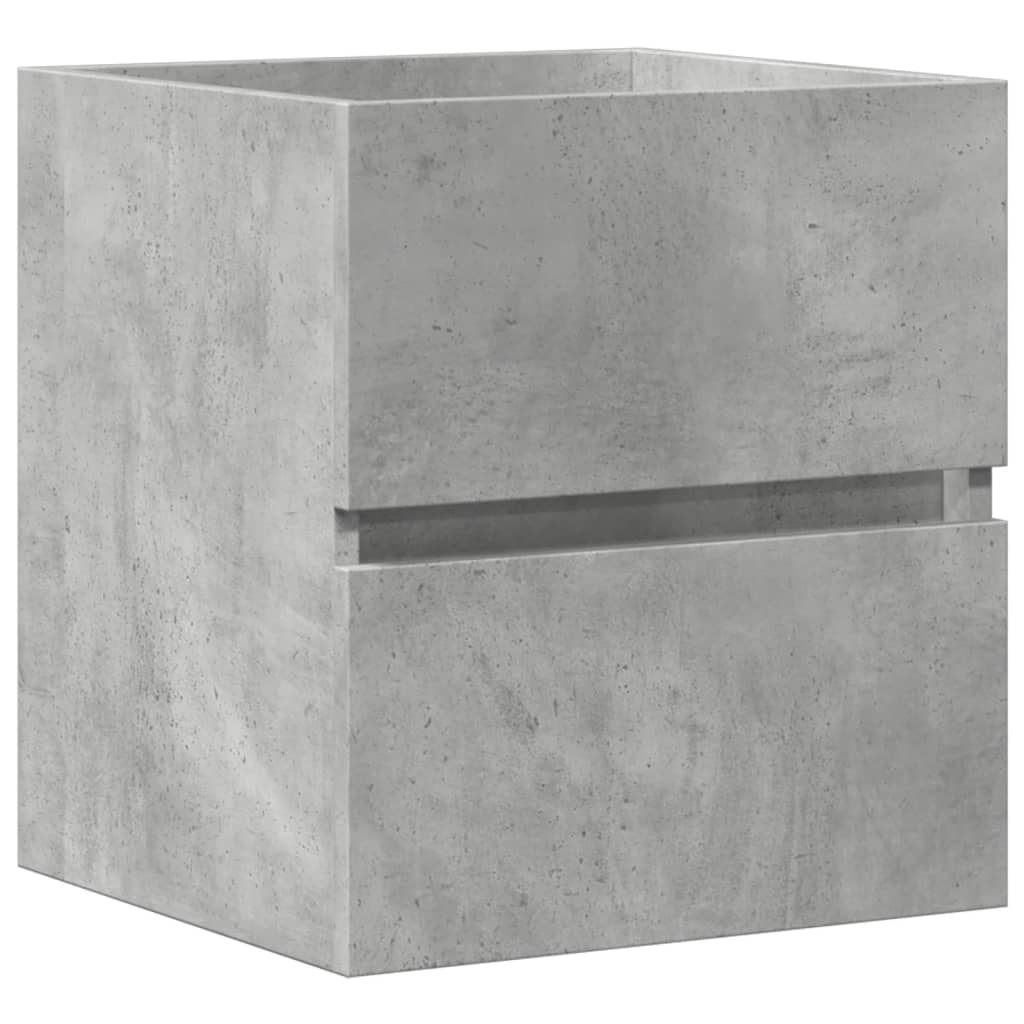 Washbasin base cabinet concrete grey 41x38.5x45 cm wood material