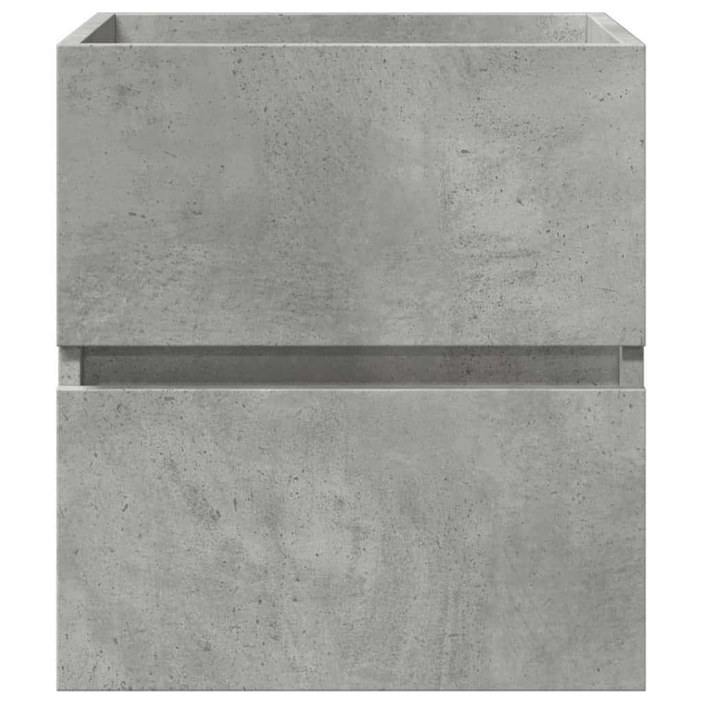 Washbasin base cabinet concrete grey 41x38.5x45 cm wood material