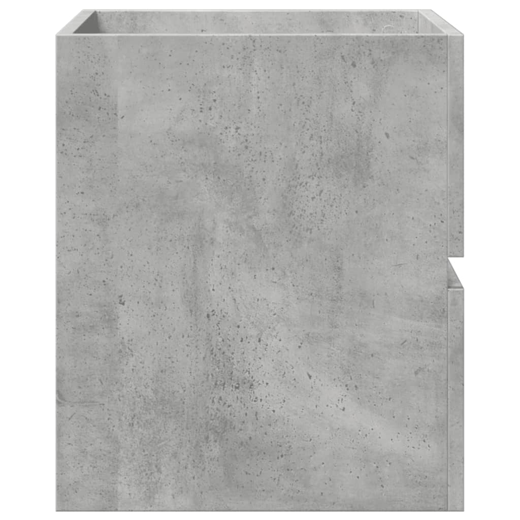 Washbasin base cabinet concrete grey 41x38.5x45 cm wood material