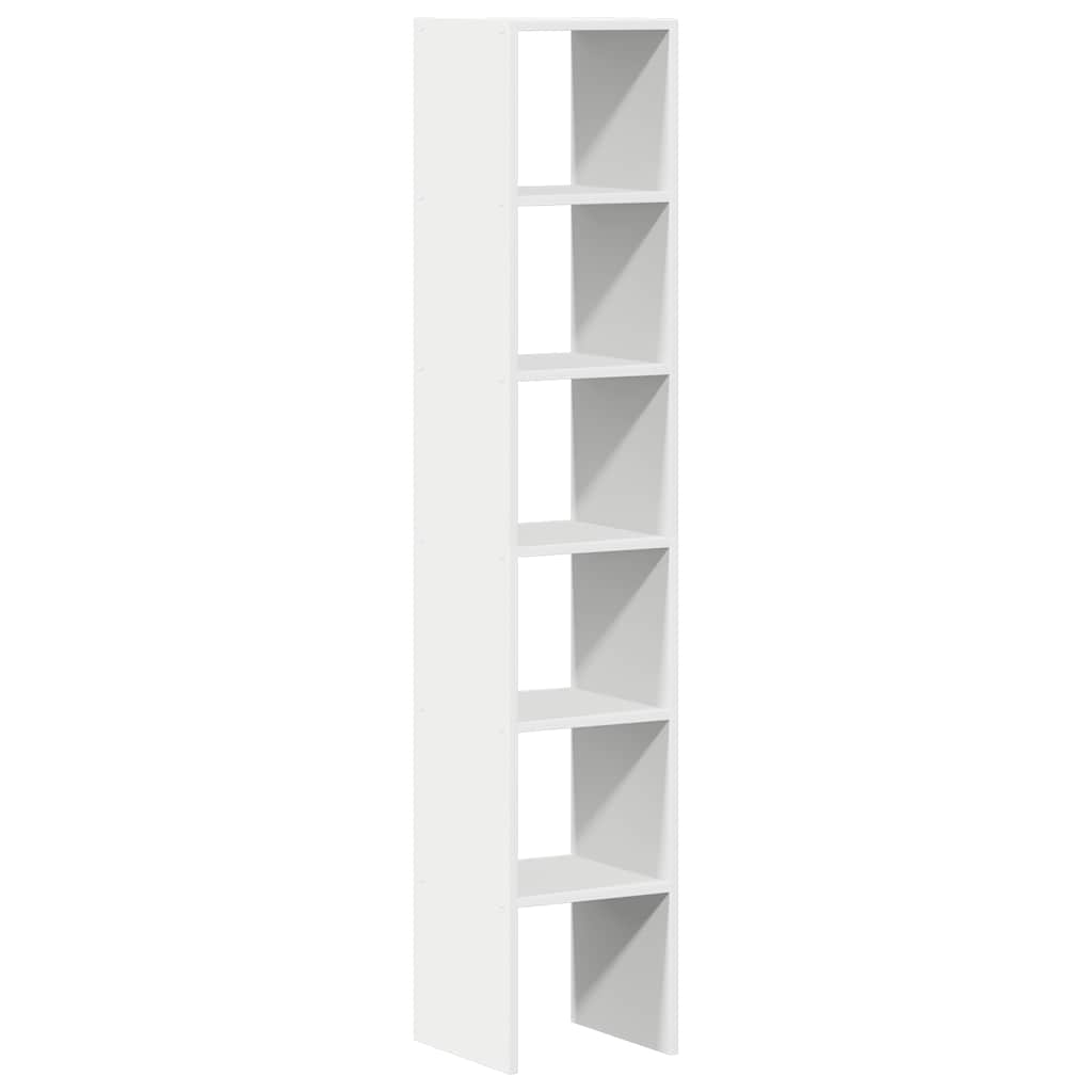 Bookshelves 2 pcs. Stackable White 30x30x80 cm Wood Material