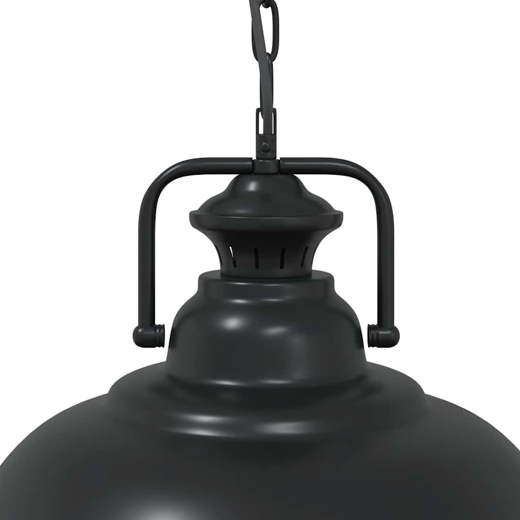 Pendant lamp E27 Black Ø 31 cm Iron