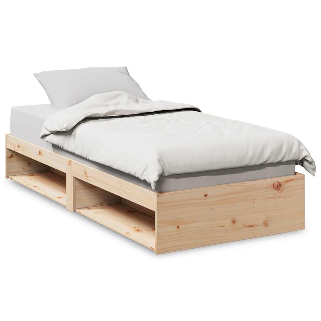 Daybed without mattress 100x200 cm solid pine wood