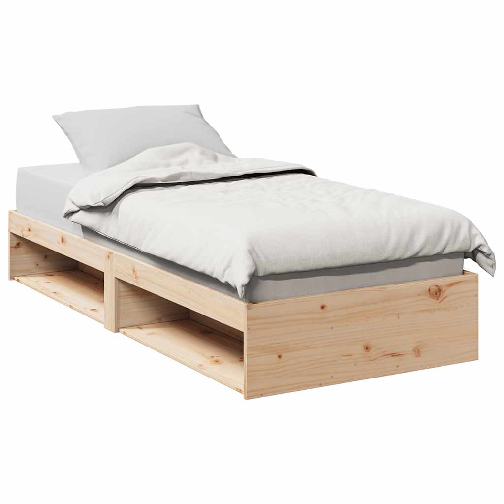 Daybed without mattress 100x200 cm solid pine wood