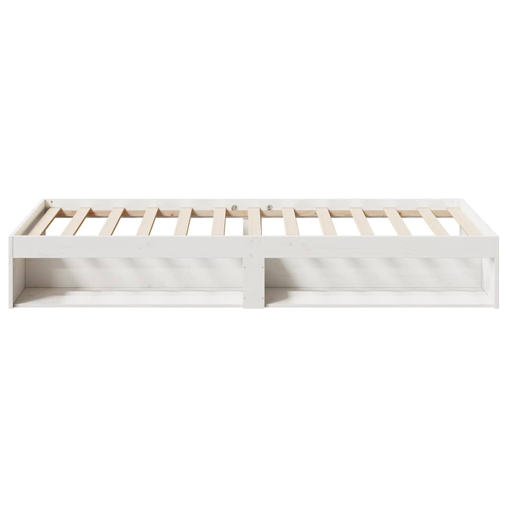 Daybed without mattress white 90x200 cm solid pine wood