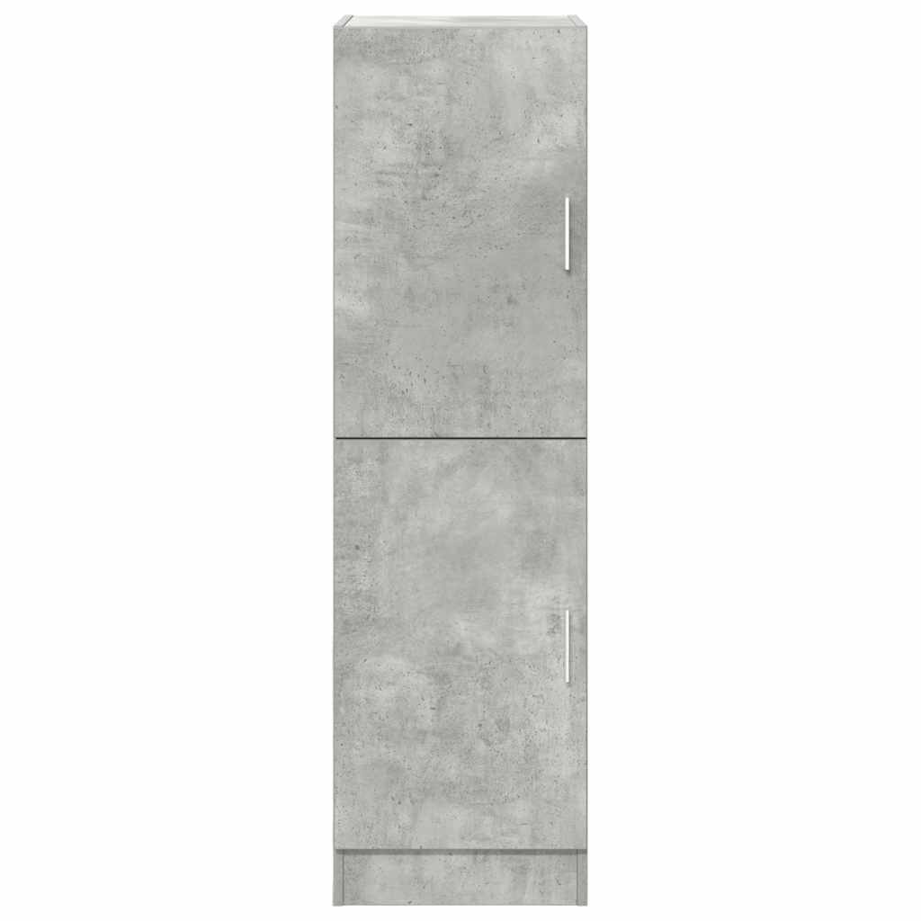 Kitchen Cabinet Concrete Grey 38x41.5x131.5 cm Wood Material