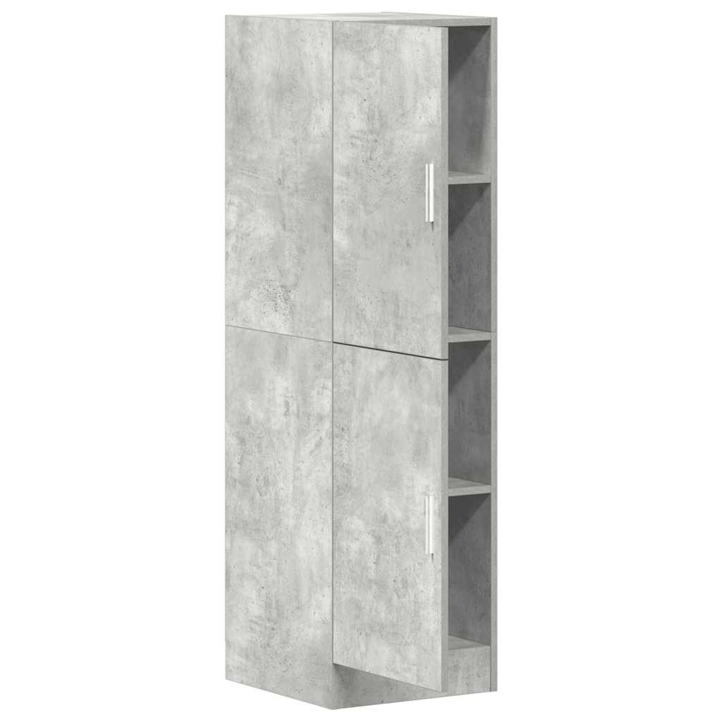 Kitchen Cabinet Concrete Grey 38x41.5x131.5 cm Wood Material