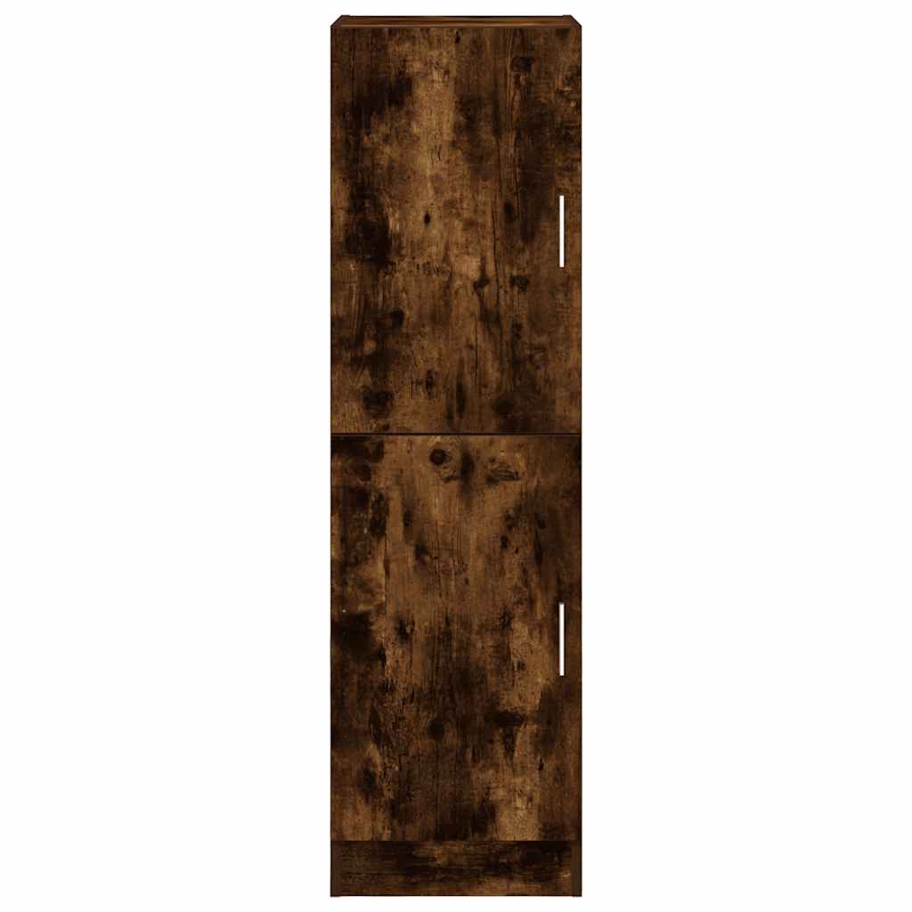 Kitchen Cabinet Smoked Oak 38x41.5x131.5 cm Wood Material