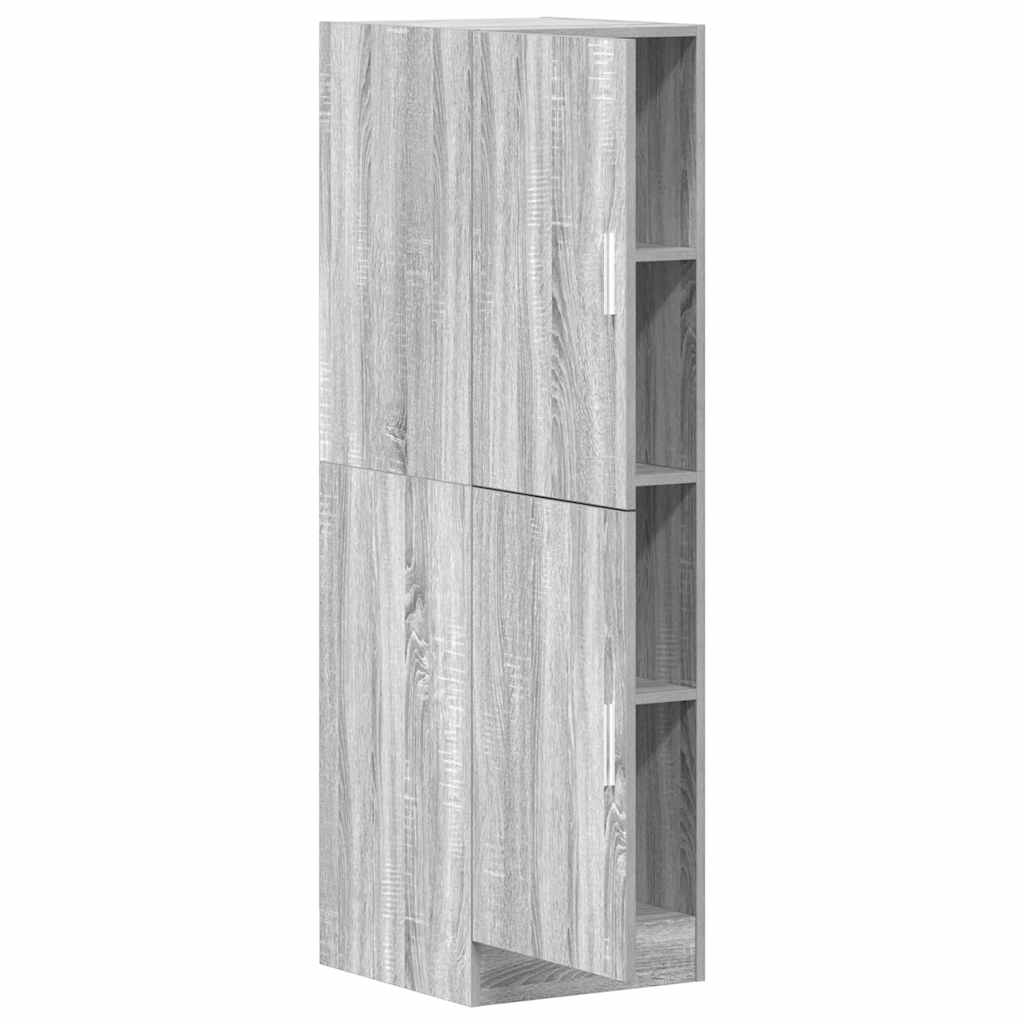 Kitchen Cabinet Gray Sonoma 38x41.5x131.5 cm Wood Material