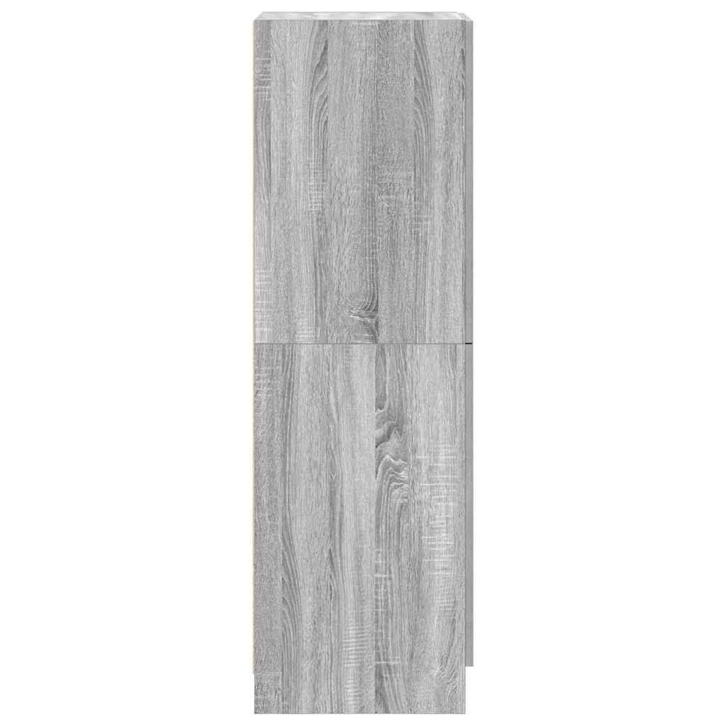 Kitchen Cabinet Gray Sonoma 38x41.5x131.5 cm Wood Material