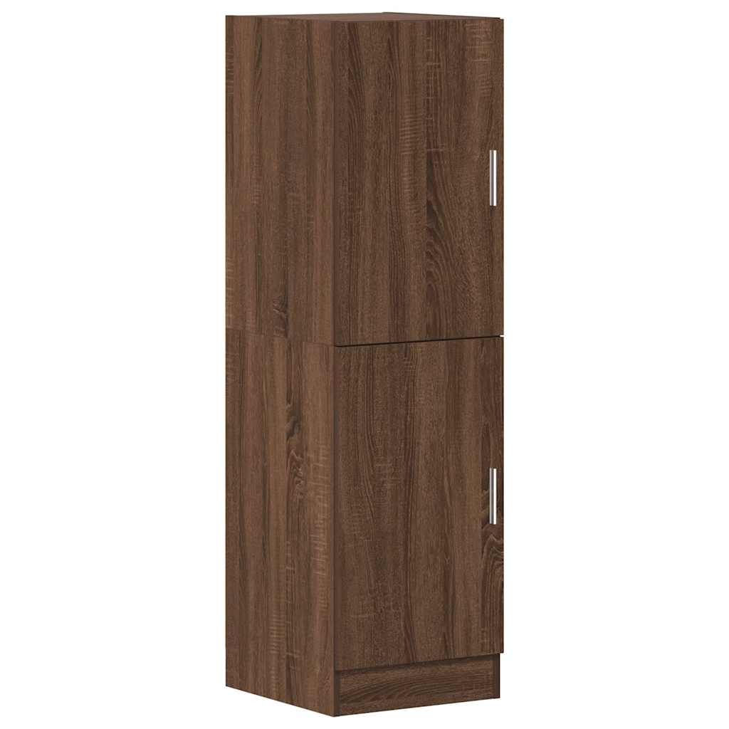 Kitchen Cabinet Brown Oak Look 38x41.5x131.5 cm Wood Material