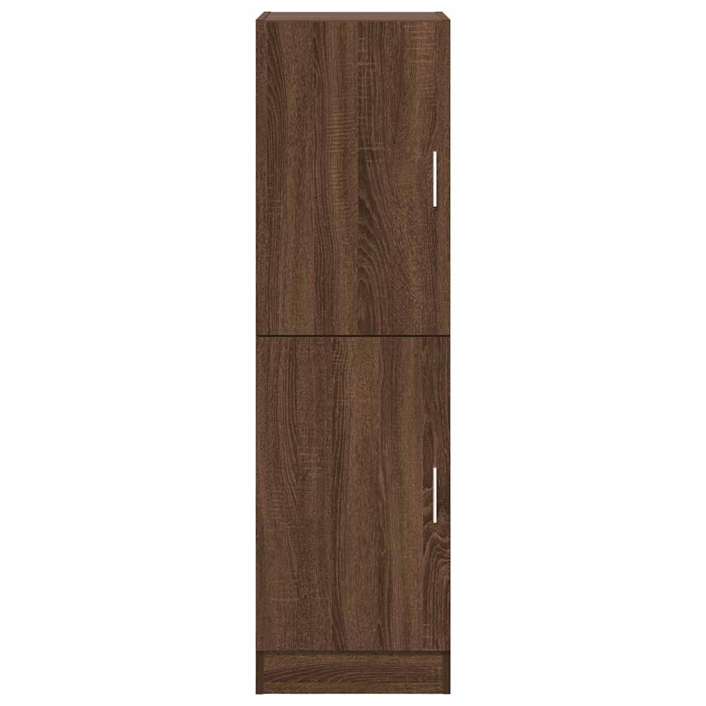 Kitchen Cabinet Brown Oak Look 38x41.5x131.5 cm Wood Material