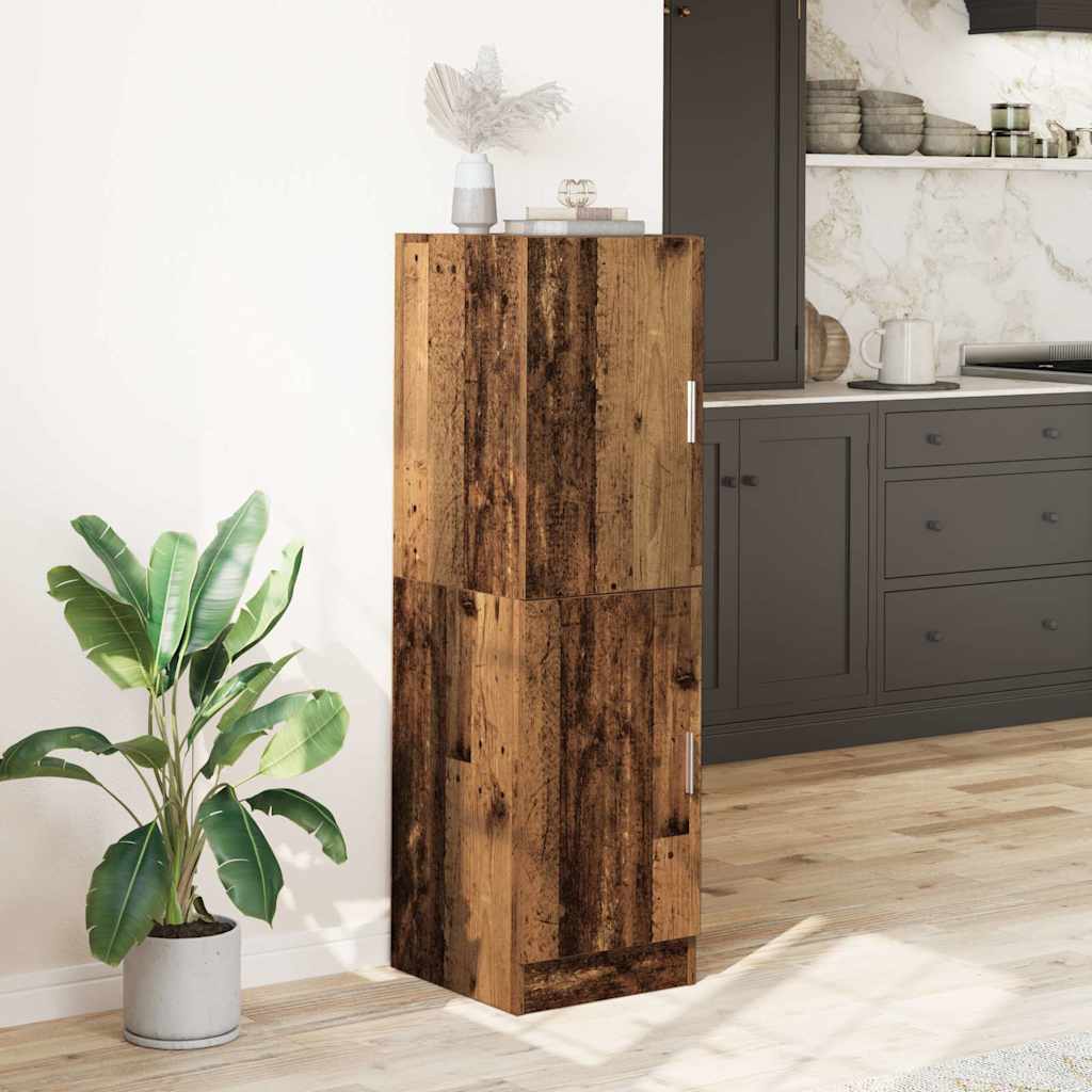 Küchenschrank Altholz-Optik 38x41,5x131,5 cm Holzwerkstoff