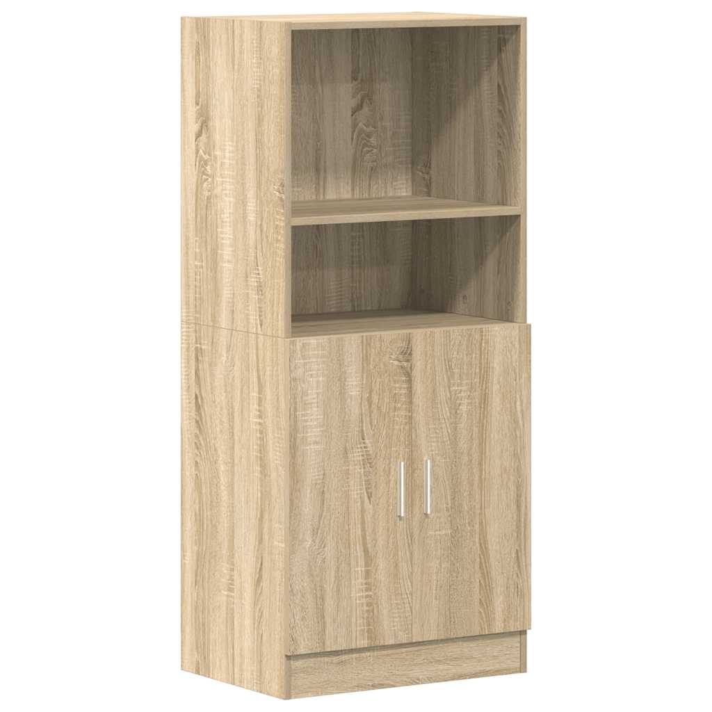 Kitchen Cabinet Sonoma Oak 57x41.5x131.5 cm Wood Material