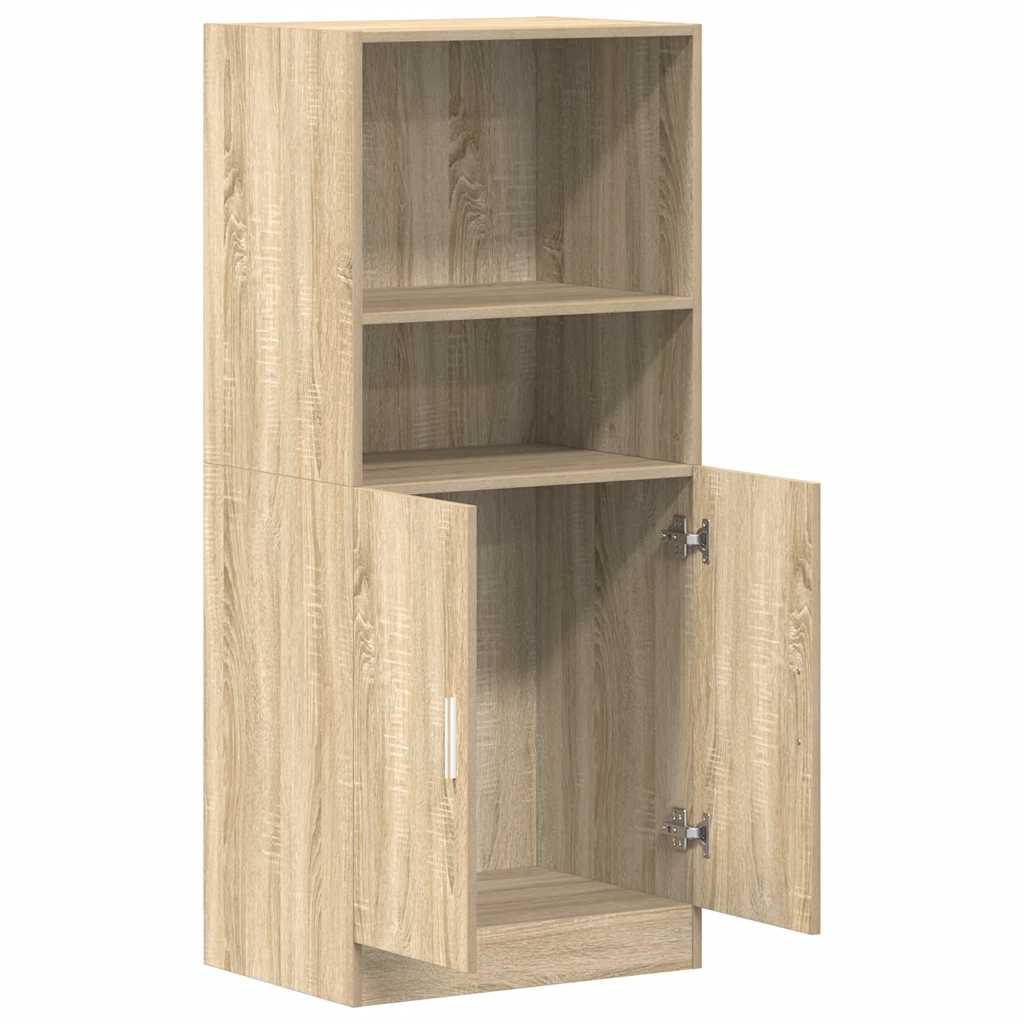 Kitchen Cabinet Sonoma Oak 57x41.5x131.5 cm Wood Material