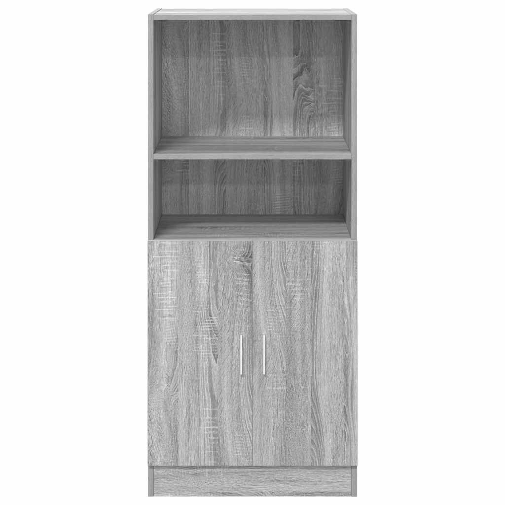 Kitchen Cabinet Gray Sonoma 57x41.5x131.5 cm Wood Material