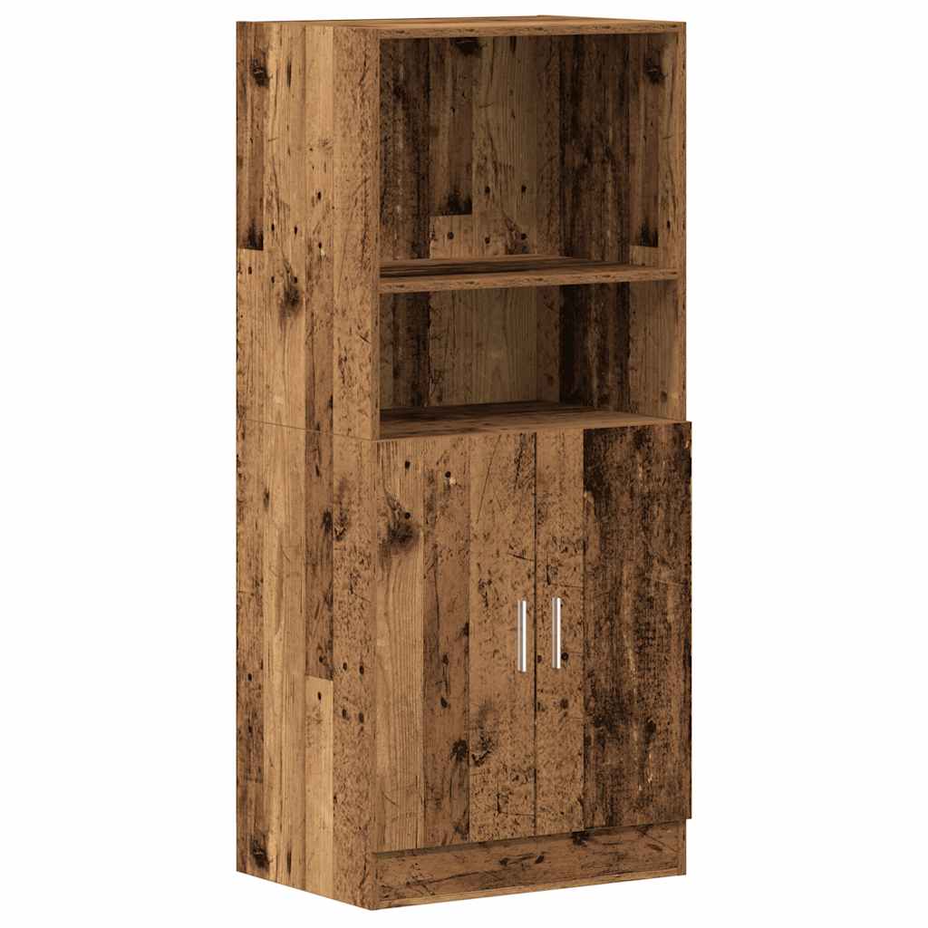 Kitchen Cabinet Old Wood Look 57x41.5x131.5 cm Wood Material