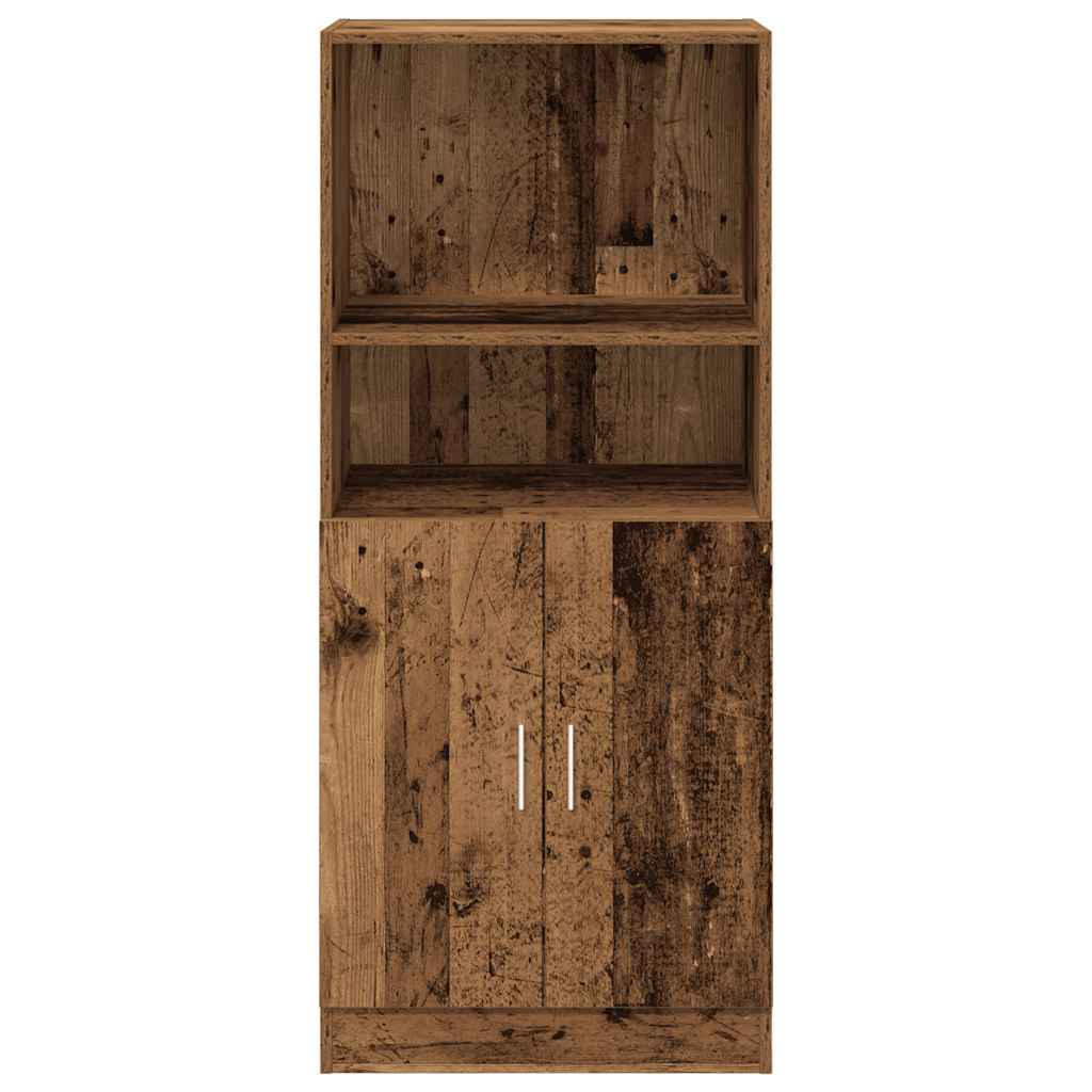 Kitchen Cabinet Old Wood Look 57x41.5x131.5 cm Wood Material