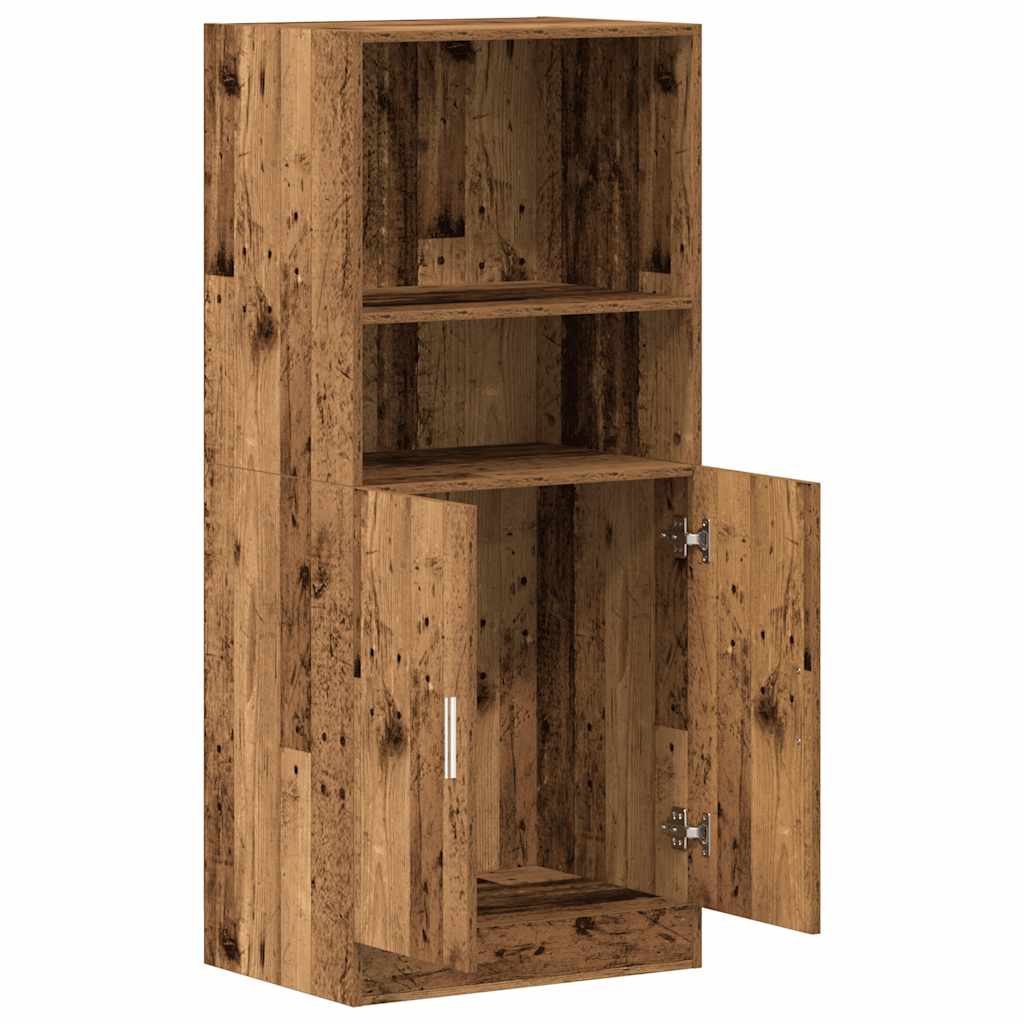 Kitchen Cabinet Old Wood Look 57x41.5x131.5 cm Wood Material